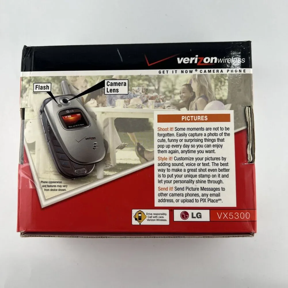 LG VX5300 - Gray (Verizon) Cellular Phone Flip Phone New